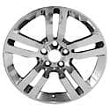 Recon OEM Alum Wheel, 18 X 7.5, 5 Double Spokes, Medium Char Metallic Polished