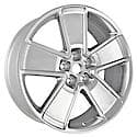 Recon OEM Aluminum Alloy Wheel, 21 X 9.5, Rear, Full Polished W/Line Around Lip