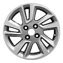 Recon OEM Aluminum Wheel, 16 X 6.5, 10 Spokes, Rear, Machined And Sparkle Silver