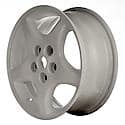 Reconditioned OEM Aluminum Alloy Wheel, 16 X 6.5, 5 Spokes, 5 Lug, White