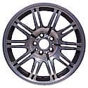 Reconditioned OEM Aluminum Alloy Wheel, 19 X 8, Front, Dark Green Polished