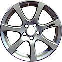 Recon OEM Aluminum Alloy Wheel, 16 X 6.5, 7 Spokes, 5 Lug, Machined And Silver