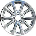 Recon OEM Alum Wheel, 17 X 8.5, 65MM Offset, 10 Spoke, Rear, Machined W/Silver