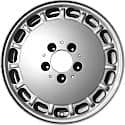 Recon OEM Alum Wheel, 15 X 6, 15 Slots, 5 Lug, 112MM Bolt Pattern, Medium Silver