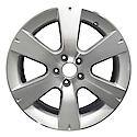 Recon OEM Alum Wheel, 17 X 7, 55MM Offset, 6 Spokes, 5 Lug, Machined And Silver