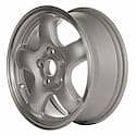 Recon OEM Aluminum Wheel, 16 X 6.5, 45MM Offset, 5 Spokes, Bright Sparkle Silver