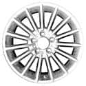 Reconditioned OEM Aluminum Alloy Wheel, 18 X 8, Dark PVD Chrome Aftermarket