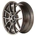 Reconditioned OEM Aluminum Alloy Wheel, 20 X 8.5, Machined And Dark Silver