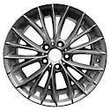Reconditioned OEM Aluminum Alloy Wheel, 18 X 8.5, Rear, All Painted Silver
