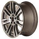 Reconditioned OEM Aluminum Alloy Wheel, 20 X 10, Front, Machined And Charcoal