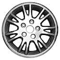 Recon OEM Alum Wheel, 15 X 6, 7 Double Spokes, 5 Lug, All Painted Silv Metallic