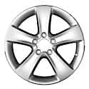 Recon OEM Aluminum Alloy Wheel, 17 X 6.5, All Painted Bright Silver Metallic