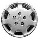 Reconditioned OEM Wheel Cover, 14 Inch, 7 Holes, Silver