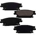 Brake Pads: Ceramic, Reliable and Dependable Stopping - Rear