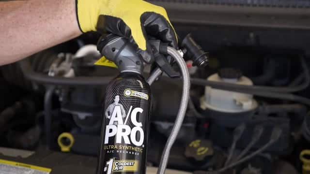 How-to use A/C Pro Ultra Synthetic A/C Recharge Kit 