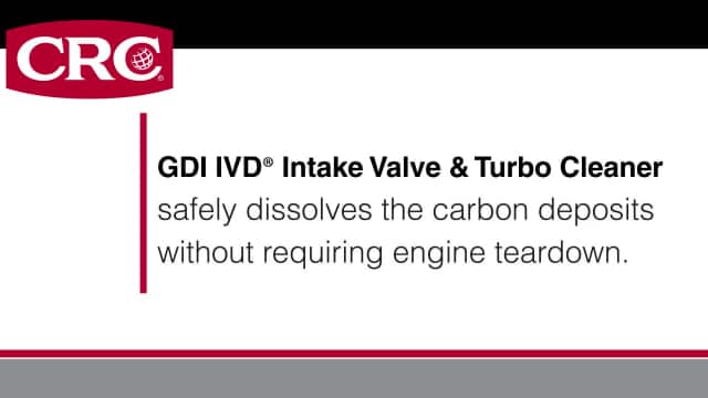 How to Clean Your GDI Engine with CRC GDI IVD Intake Valve & Turbo Cleaner 