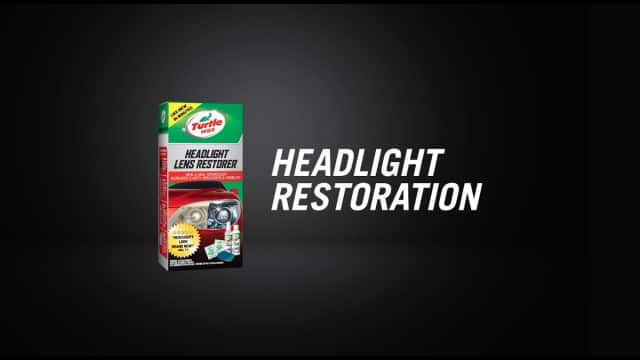 Headlight Restoration With Headlight Lens Restorer Kit 