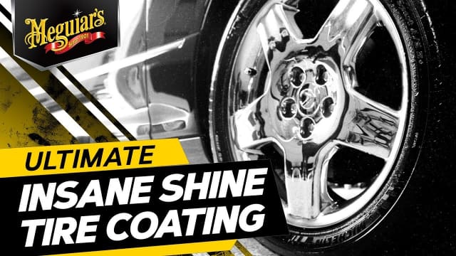 Meguiars Ultimate Insane Shine Tire Coating  Soaking Wet-Look Tire Shine 