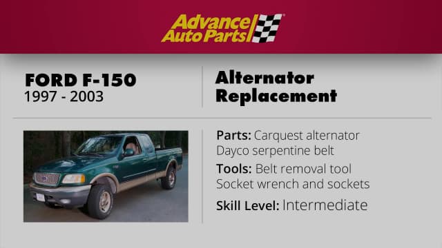 F-150 Alternator Replacement 