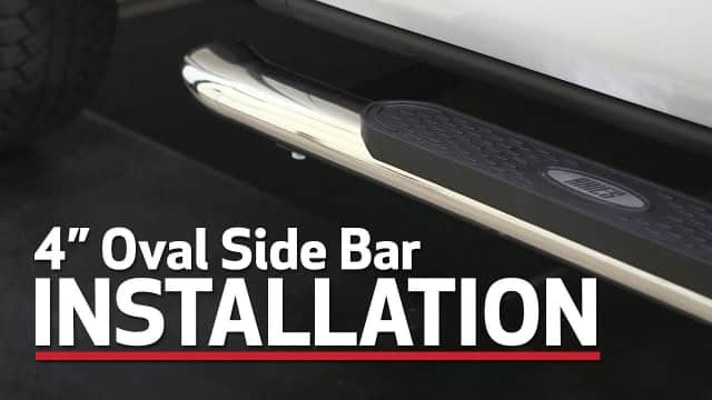 ARIES Side Bar Install 4\ Ovals S224013 on a GMC Sierra 