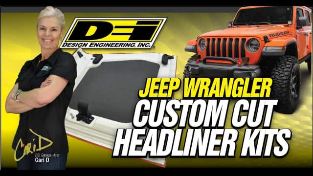 Jeep Wrangler Headliner Kits from Design Engineering, Inc. (DEI) 