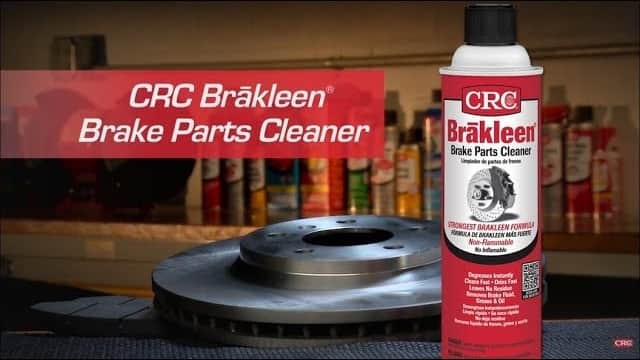 CRC BRAKLEEN Brake Parts Cleaner Instructional Video 