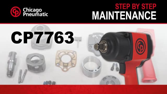 CP7763 impact wrench Tool Maintenance Demo 