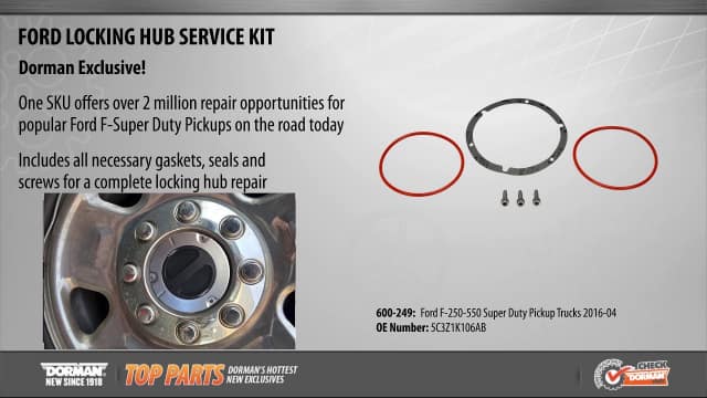 Locking Hub Service Kit 