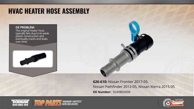 HVAC Heater Hose Assembly 