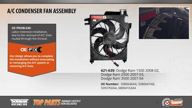 A/C Condenser Fan Assembly 