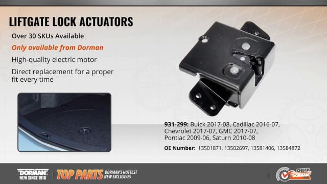 Liftgate Lock Actuator 