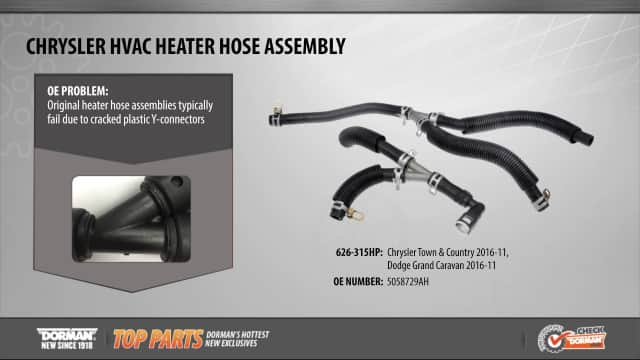 HVAC Heater Hose Assy 