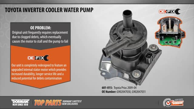 Drive Motor Inverter Cooler Water Pump 