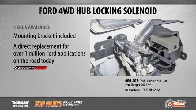 4WD HUB Locking Solenoid 