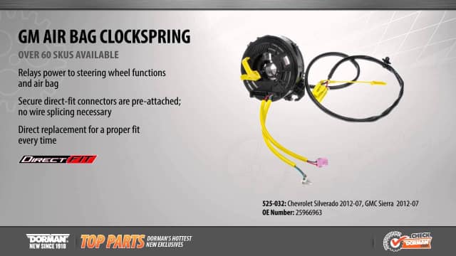 Air Bag Clockspring 