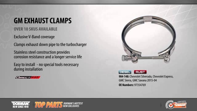 GM Exhaust Clamps 