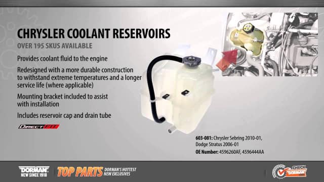 Chrysler Coolant Reservoirs 