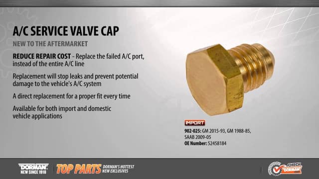 A/C Service Valve Cap 