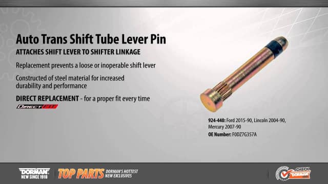 Auto Trans Shift Tube Lever Pin 