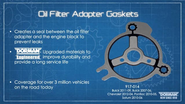 Engine Oil Filter Adapter Gasket 