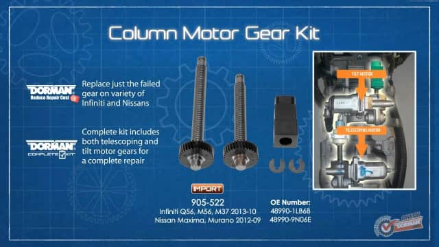 Steering Column Adjustment Gear 