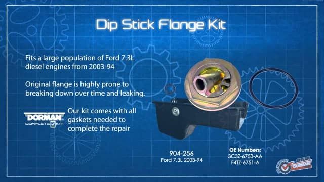 Engine Oil Dipstick Flange Repair Kit 