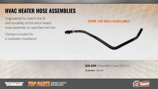 HVAC Heater Hose Assembly 