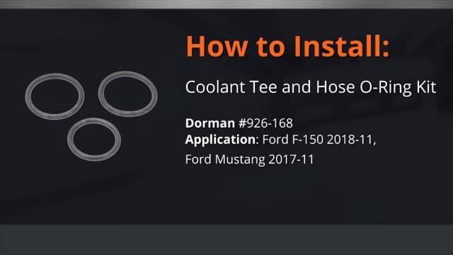 Coolant Tee and Hose O-Ring Kit Installation Video by Dorman Products 