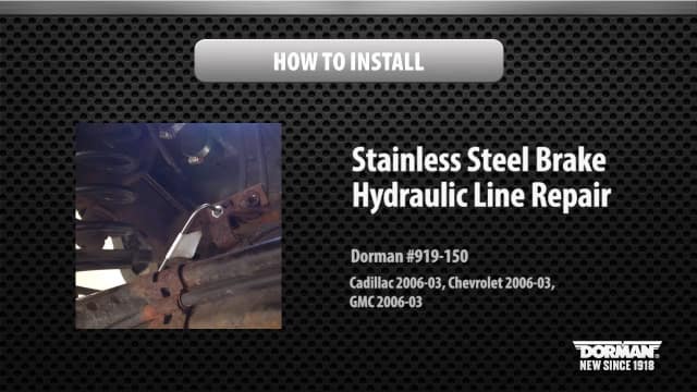 Preformed Stainless Steel Brake Line Kit Installation by Dorman Products 