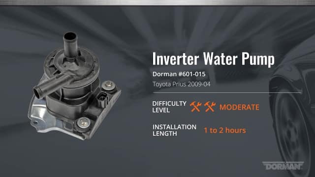 Toyota Prius Inverter Water Pump Installation Video by Dorman Products 