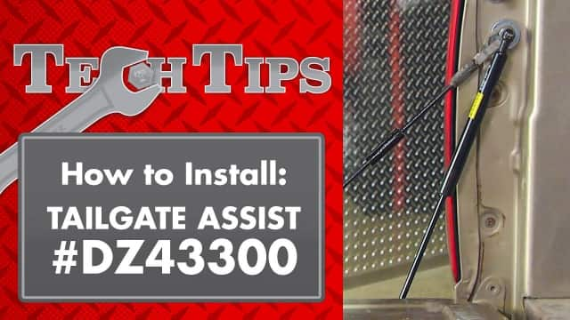 How to Install a Tailgate Assist  #DZ43300  Tech Tips 