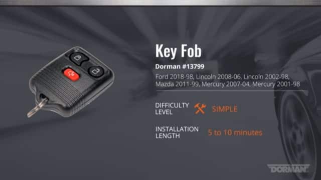 Ford Key Fob Programming Video by Dorman Products 