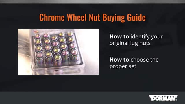 How to Buy Chrome Wheel Nuts by Dorman Products 