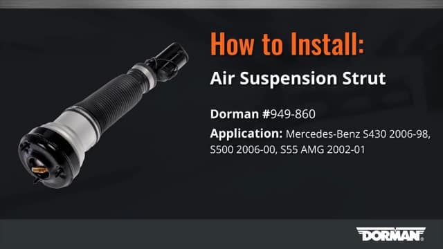 Mercedes-Benz Air Strut Assembly Installation Video by Dorman Products 